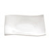 White Basics Motion Square 6" Plate