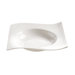 White Basics Motion 9" Square Soup Plate