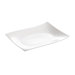 White Basics Motion Rectangular 8.5" Plate