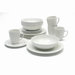 White Basics Studio 16 Piece Dinnerware Set