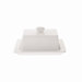 White Basics Covered Butter Dish