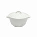 White Basics Cosmopolitan Round Casserole