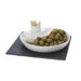 White Basics Slate 3 Piece Olive Dish