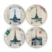 European Souvenir Coaster (Set of 4)