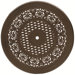 Paradise Round Cast Bar Height Table with Hole