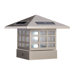 4" x 4" Solar Bungalow Stainless Steel Post Cap