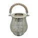 Stainless Steel and Glass Wire Lantern