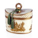 Classic Toile Malaysian Bamboo Ceramic Candle
