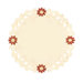 Noel Glow Round Doily