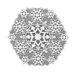 Glisten Round Table Topper