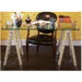Dransfield and Ross Brass Sawhorses (Set of 2 )