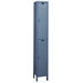 ValueMax One Wide Double Tier Locker in Hallowell Gray (Unassembled)
