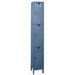ValueMax One Wide Triple Tier Locker in Hallowell Gray (Assembled)