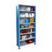 H-Post Shelving High Capacity Closed Type Starter Unit with 8 Shelves