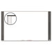 Melamine Dry Erase Board, 48 X 36