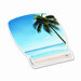 Gel Mouse Pad with Wrist Rest, Beach Design