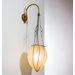 Vecchia Murano One Light Wall Bracket in Amber Scavo
