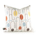 Aequorea Carnival Pillow in White and Cornflower