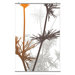 Morning Glory Prairie Slat in Rust and Charcoal