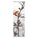 Morning Glory Wildflower Slat in Silver and Rust 2