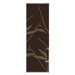 Morning Glory Tall Grass Slat in Charcoal and Rust 1