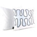 Kelp Throw Pillow in Aqua