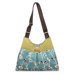 Kennedy Stencil Handbag in Aqua