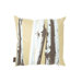 Bamboo Throw Pillow in Aqua