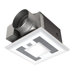 130 CFM Ceiling Mounted Ventilation Fan with DC Motor, Variable Speed Controls, and Motion Sensor