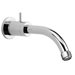 J16 Bath Series Single Hole Wall Mount Bathroom Faucet with Control on the Spout