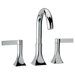 J17 Bath Series Two Blade Handle Roman Tub Faucet with Goose Neck Spout