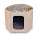Kitty Sleep House in Tan and Leopard