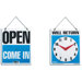 "WILL RETURN" Clock Sign