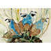 Garden Partridges Door Mat