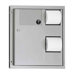 Double Toilet Paper Dispenser and Waste Receptacle