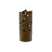 Brown Ceramic Vase Cut Design