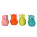 Ceramic Owl Bank (Set of 4)