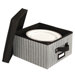 Tabletop Storage Stripe Salad Chest