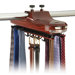 Closet Accessories Battery Operated Grain Revolving Lighted Tie and Belt Rack Hooks Organizer