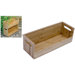 Bamboo and Natural Canvas Stackable 40-CD Storage Rack
