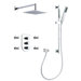 Arola Rectangle Shower Set