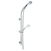 Sliding Rails Round Hand Held Shower