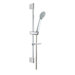 Sliding Rails Round Hand Held Shower