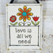 Love Is All We Need Ribbon Canvas Art