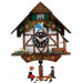 Quartz Novelty Clock with German Chalet, Bird and Well Design