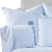 JR by John Robshaw Floret Light Indigo Euro Sham