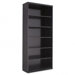 Metal Bookcase, 6 Shelves, 34-1/2W X 13-1/2D X 78H