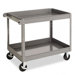 Two-Shelf Metal Cart