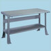 Steel Top Workbench with Shelf