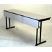 C-Leg Series Laminate Rectangle Training Table with Modesty Panel